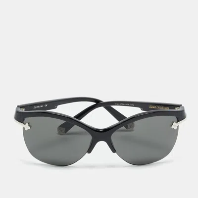 Pre-owned Louis Vuitton Black Z0294w Violette Half Rim Cat Eye Sunglasses