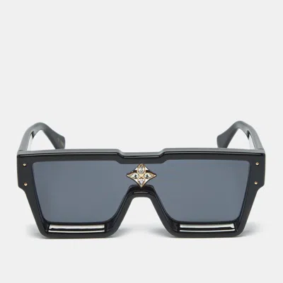 Pre-owned Louis Vuitton Black Z2053w Crystals Cyclone Sunglasses