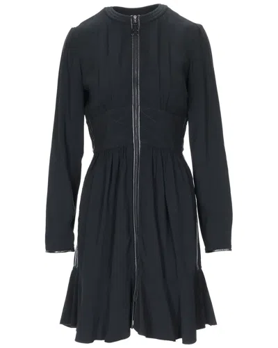 Louis Vuitton Black Zippered Dress