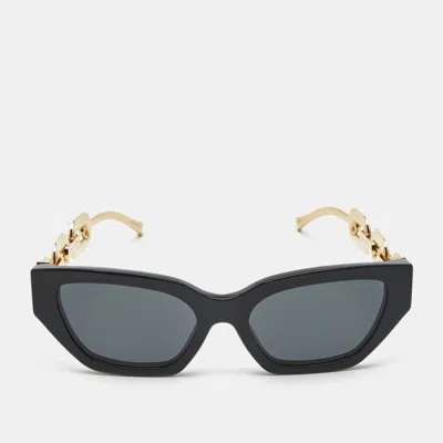 Pre-owned Louis Vuitton Black/gold Tone Z1473w Metal Lv Edge Sunglasses