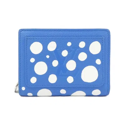 Pre-owned Louis Vuitton Blanc Blue Monogram Empreinte Wallet (bi-fold) ()