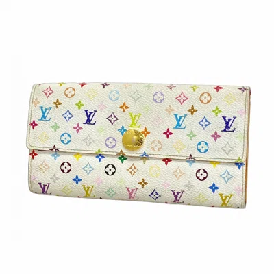 Pre-owned Louis Vuitton Blanc Citrin Long Wallet (bi-fold) () In Multi