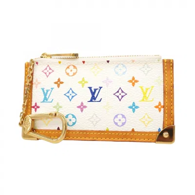 Pre-owned Louis Vuitton Blanc Coin Purse/coin Case () In White