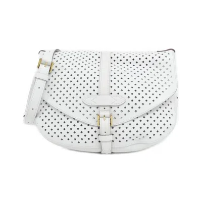 Pre-owned Louis Vuitton Blanc Leather Shoulder Bag ()