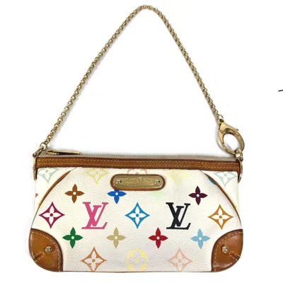 Pre-owned Louis Vuitton Blanc Monogram Multicolore Pouch Shoulder Bag ()