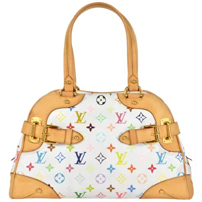 Pre-owned Louis Vuitton Blanc Monogram Multicolore Tote Bag () In White