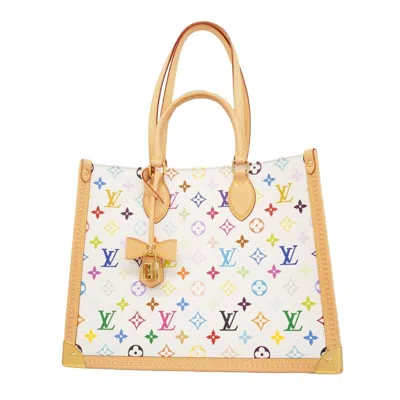 Pre-owned Louis Vuitton Blanc Tote Bag () In White