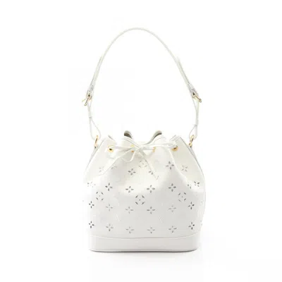 Pre-owned Louis Vuitton Blanc White Leather Shoulder Bag ()