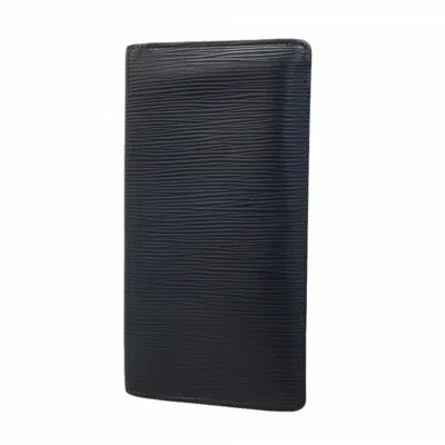Pre-owned Louis Vuitton Bleu Celeste Long Wallet (bi-fold) () In Blue