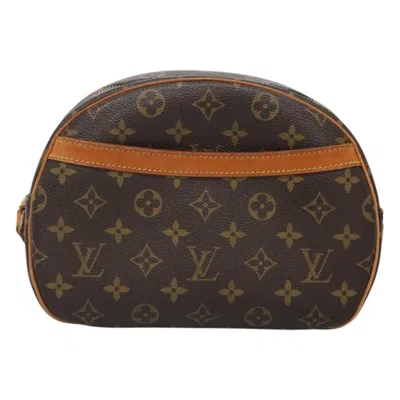 Pre-owned Louis Vuitton Blois Brown Canvas Shoulder Bag ()