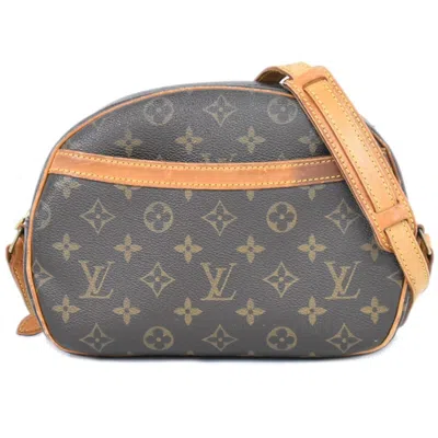 Pre-owned Louis Vuitton Blois Brown Canvas Shoulder Bag ()
