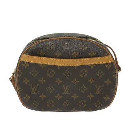Pre-owned Louis Vuitton Blois Handbag Monogram Canvas Brown Canvas Bag ()
