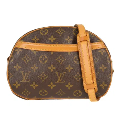 Pre-owned Louis Vuitton Blois Handbag Monogram Canvas Brown Canvas Shoulder Bag Bag ()