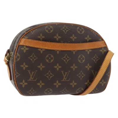Pre-owned Louis Vuitton Blois Handbag Monogram Canvas Brown Canvas Shoulder Bag Bag ()