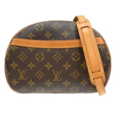 Pre-owned Louis Vuitton Blois Handbag Monogram Canvas Brown Canvas Shoulder Bag Bag ()