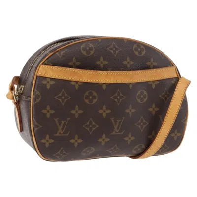 Pre-owned Louis Vuitton Blois Monogram Canvas Brown Canvas Shoulder Bag Bag ()