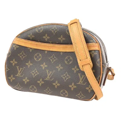 Pre-owned Louis Vuitton Blois Monogram Canvas Brown Canvas Shoulder Bag Bag ()
