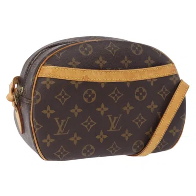 Pre-owned Louis Vuitton Blois Monogram Canvas Brown Canvas Shoulder Bag Bag ()