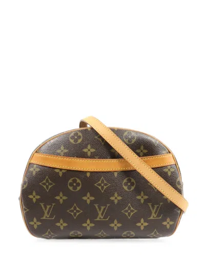 Pre-owned Louis Vuitton Blois Monogram Shoulder Bag In Brown