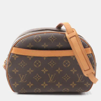 Pre-owned Louis Vuitton Blois Shoulder Crossbody Bag Monogram Leather Brown