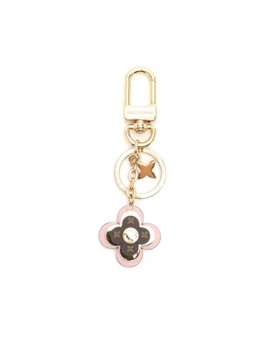 Pre-owned Louis Vuitton Blooming Flower Bb Keychain In Pink