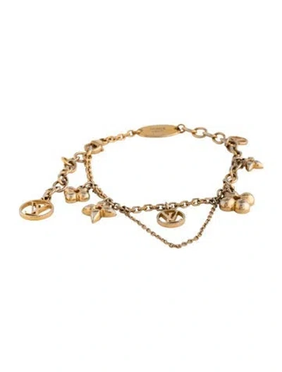 Pre-owned Louis Vuitton Blooming Supple Charm Bracelet, 7.25" In Multicolor
