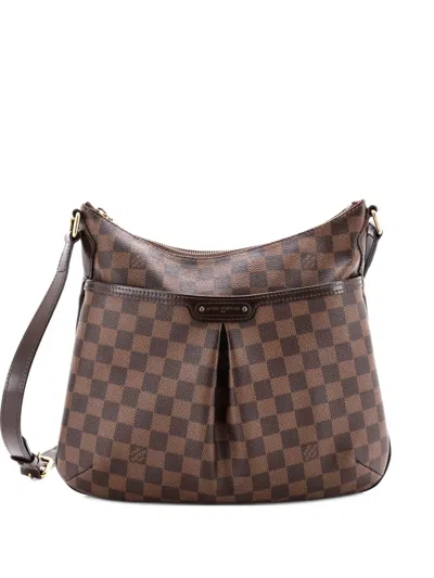 Pre-owned Louis Vuitton Bloomsbury Handbag Damier Pm Crossbody Bag In Brown