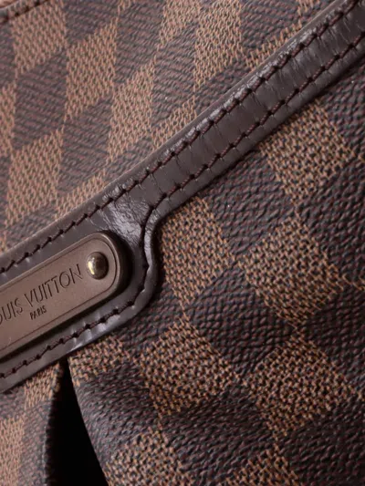 Pre-owned Louis Vuitton Bloomsbury Handbag Damier Pm Crossbody Bag In Brown