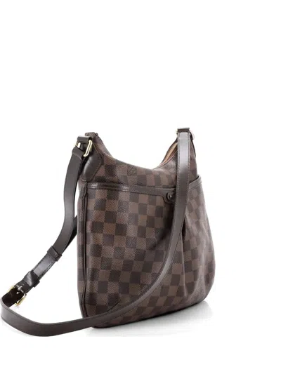 Pre-owned Louis Vuitton Bloomsbury Handbag Damier Pm Crossbody Bag In Brown
