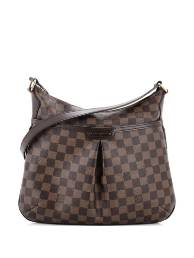 Pre-owned Louis Vuitton Bloomsbury Handbag Damier Pm Crossbody Bag In Brown