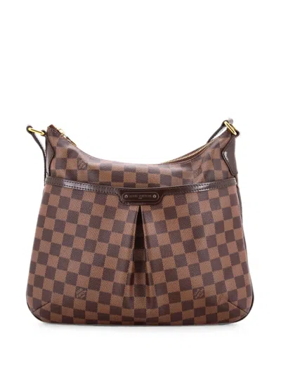 Pre-owned Louis Vuitton Bloomsbury Handbag Damier Pm Crossbody Bag In Brown