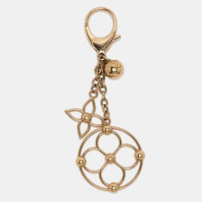 Pre-owned Louis Vuitton Bloomy Gold Tone Bag Charm