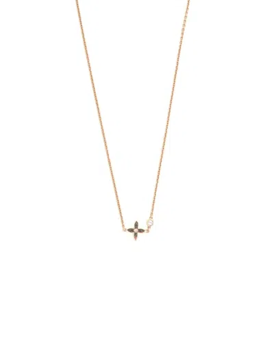 Pre-owned Louis Vuitton Blossom Pendant, 18kt Pink Gold And Diamond