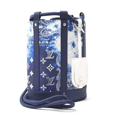 Pre-owned Louis Vuitton Blue Backpack Shoulder Bag ()