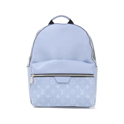 Pre-owned Louis Vuitton Blue Ciel Leather Backpack ()