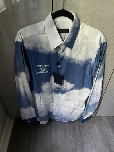 Pre-owned Louis Vuitton Blue Clouds Shirt