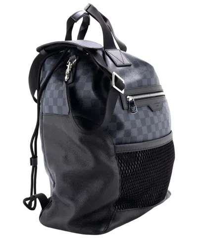 Pre-owned Louis Vuitton Blue Damier Cobalt Matchpoint Hybrid Backpack (authentic Pre-  Loved)