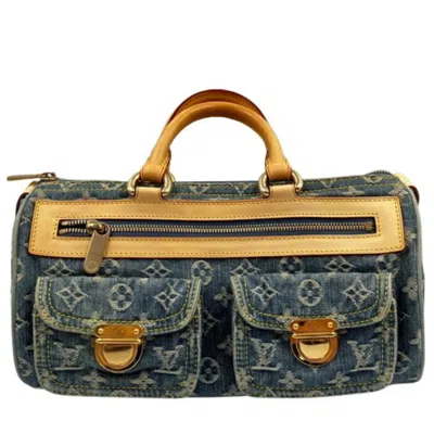 Pre-owned Louis Vuitton Blue Denim Handbag ()
