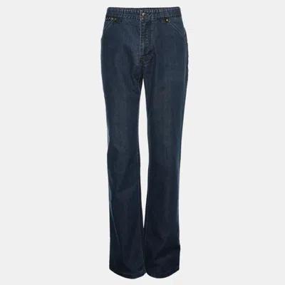 Pre-owned Louis Vuitton Blue Denim Jeans Xl