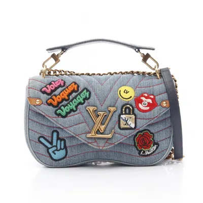 Pre-owned Louis Vuitton Blue Denim Shoulder Bag ()