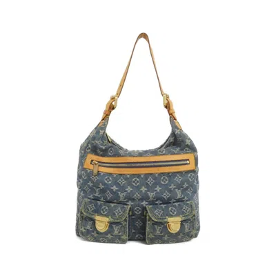 Pre-owned Louis Vuitton Blue Denim Shoulder Bag ()