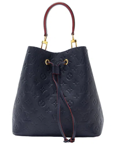 Louis Vuitton Blue Empreinte Leather