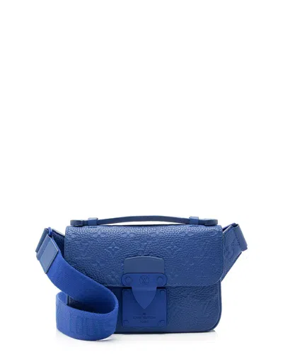Louis Vuitton Blue Empreinte Leather