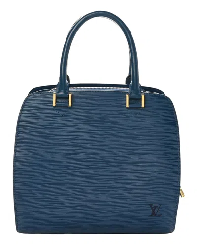 Pre-owned Louis Vuitton Blue Epi Leather Pont Neuf (authentic Pre-loved)