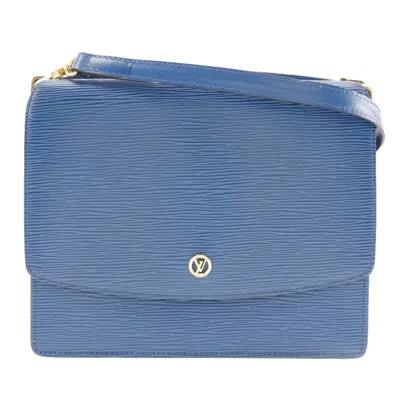 Pre-owned Louis Vuitton Blue Epi Leather Shoulder Bag ()