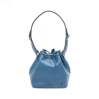 Pre-owned Louis Vuitton Blue Epi Leather Shoulder Bag ()