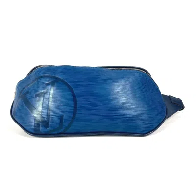 Pre-owned Louis Vuitton Blue Epi Leather Shoulder Bag Sling Bag ()