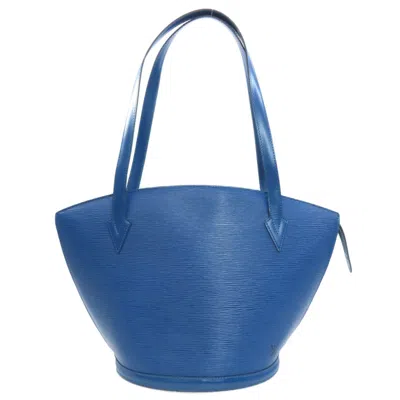 Pre-owned Louis Vuitton Blue Epi Leather Tote Bag ()