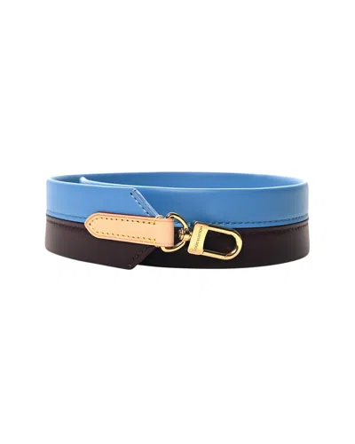 Pre-owned Louis Vuitton Blue Glacial Calfskin Leather Cluny Mm Shoulder Strap (authentic  Pre-loved)