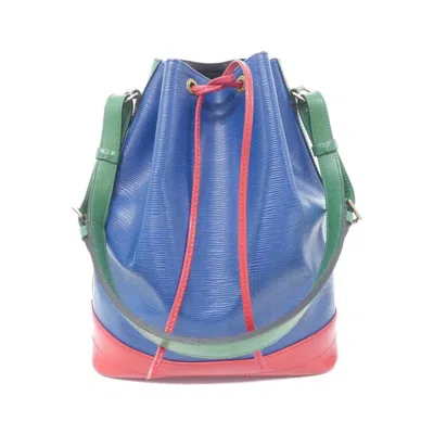 Pre-owned Louis Vuitton Blue Green Red Color Leather Shoulder Bag ()